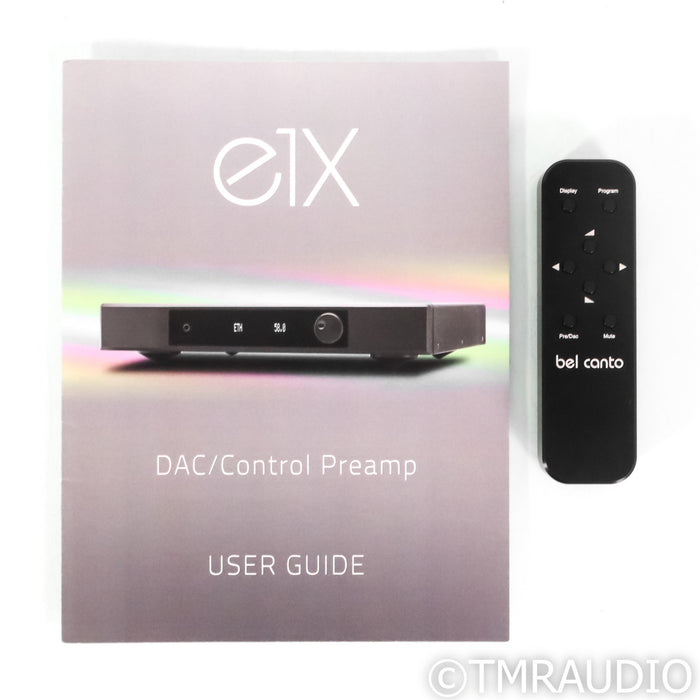 Bel Canto E1X Stereo Preamplifier & DAC; D/A Converter