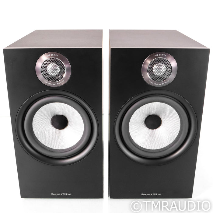 B&W 606 S2 Anniversary Edition Bookshelf Speakers; Black Pair