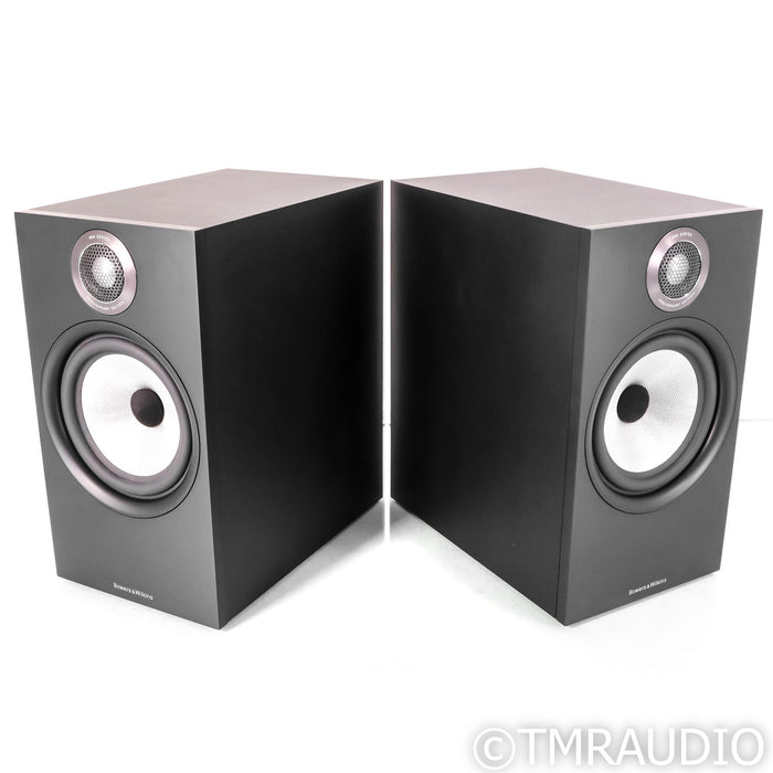 B&W 606 S2 Anniversary Edition Bookshelf Speakers; Black Pair