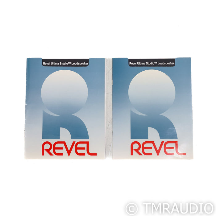 Revel Ultima Studio Floorstanding Speakers; Black Rosewood Pair (No Top Grills)