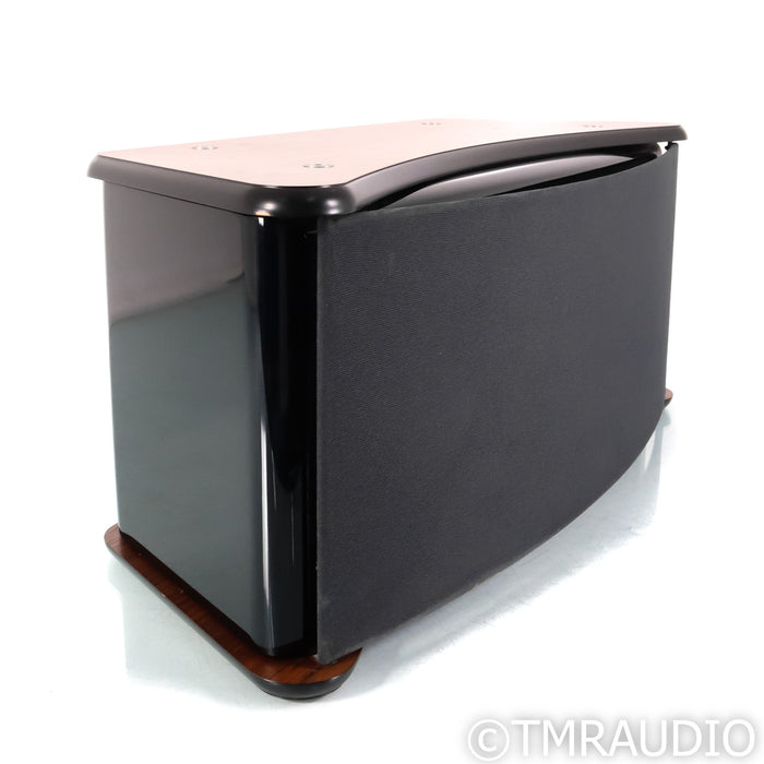 Revel Ultima Voice Center Channel Speaker; Black & Rosewood; AS-IS (No Mid Driver)