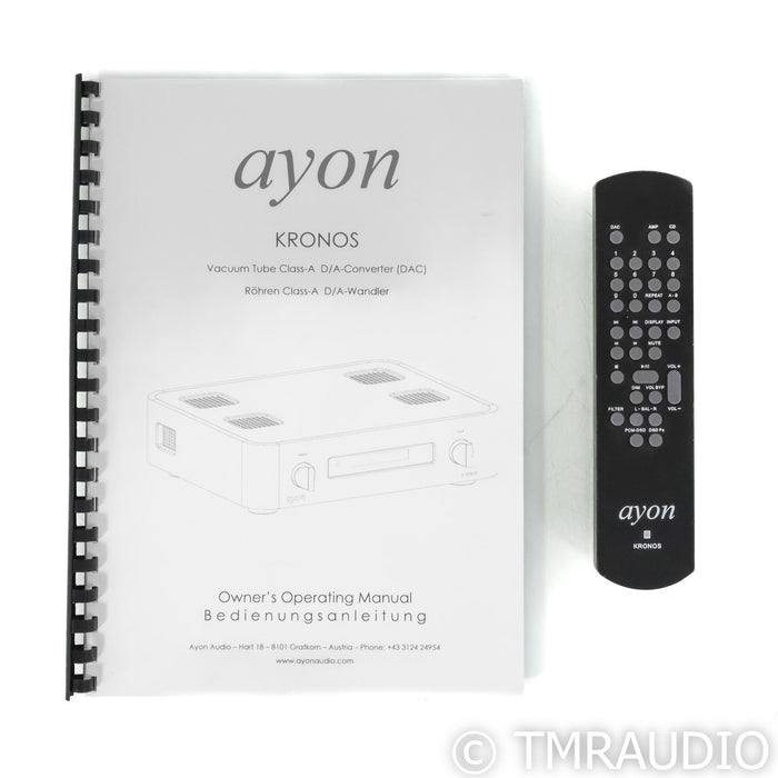 Ayon Audio Kronos Signature Tube DAC; D/A Converter