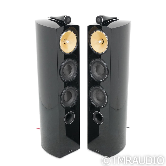 Bowers & Wilkins 804 Diamond Floorstanding Speakers; Piano Black Pair