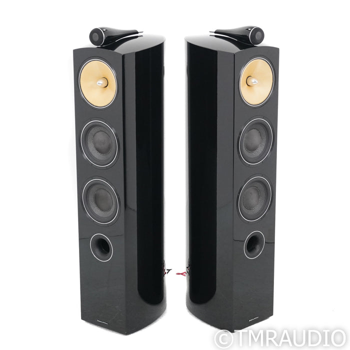 Bowers & Wilkins 804 Diamond Floorstanding Speakers; Piano Black Pair