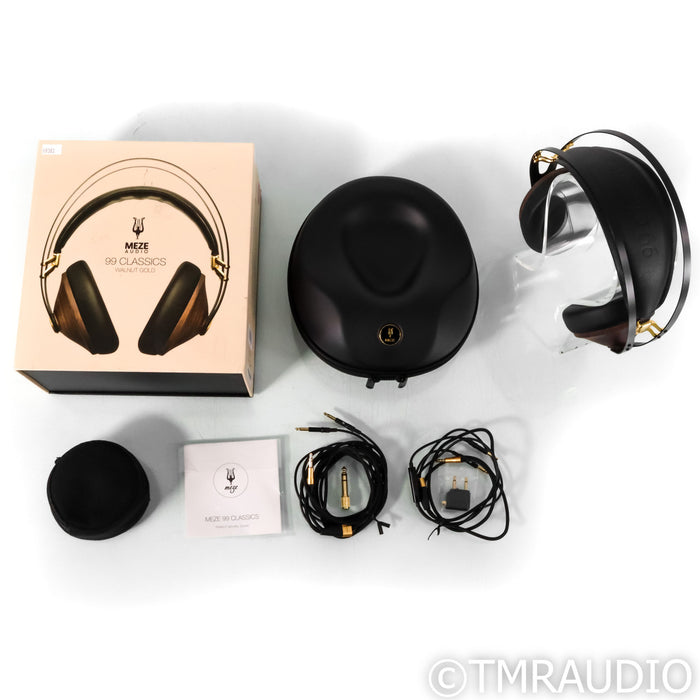 Meze Audio 99 Classics Closed Back Headphones; Walnut Gold