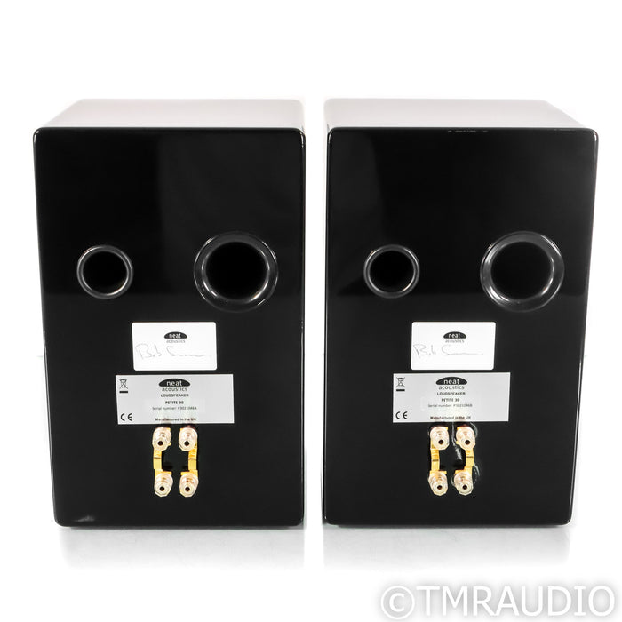 Neat Acoustics Petite 30th Anniversary Edition Bookshelf Speakers; Black Pair