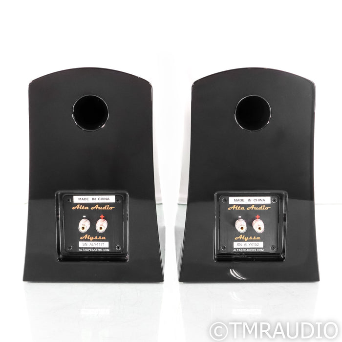 Alta Audio Alyssa Bookshelf Speakers; Black Pair