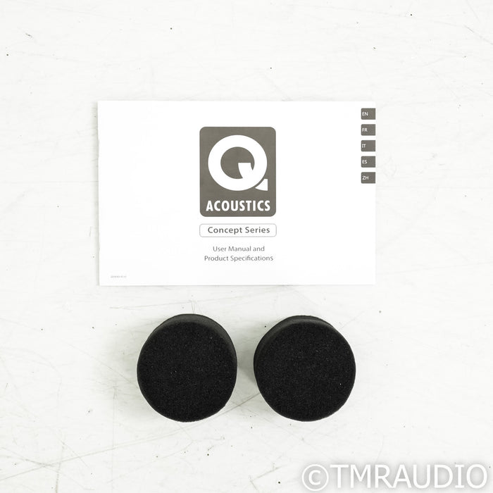 Q Acoustics Concept 40 Floorstanding Speakers; Black Pair