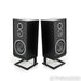 KLH Model Five Bookshelf Speakers with Stands; Black Pair
