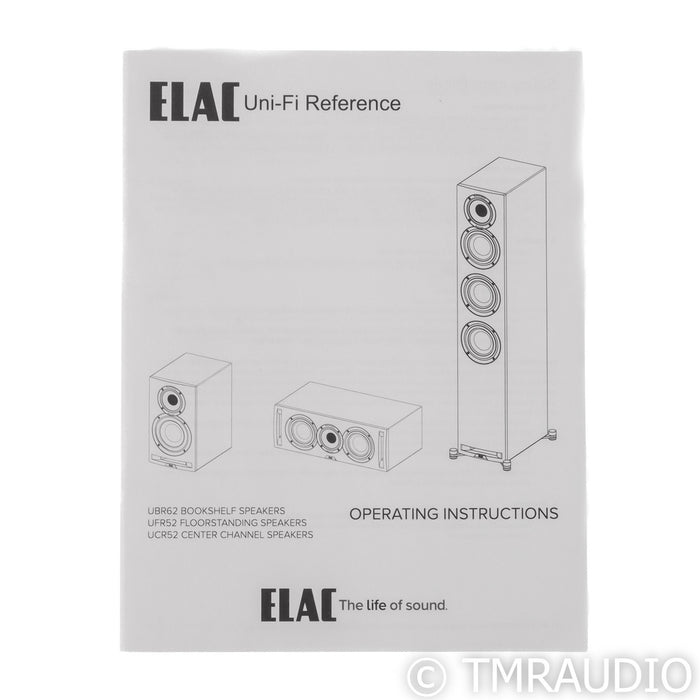 ELAC Uni-Fi Reference UBR62 Bookshelf Speakers; Walnut Pair