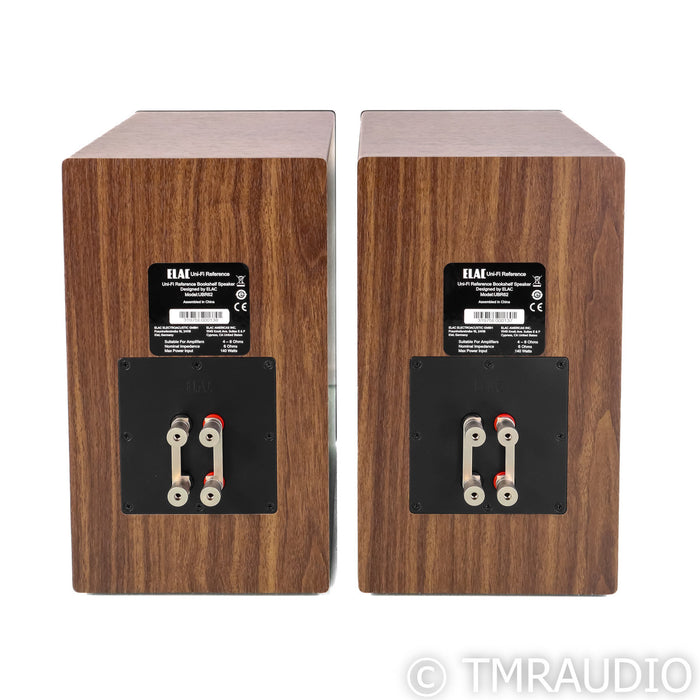 ELAC Uni-Fi Reference UBR62 Bookshelf Speakers; Walnut Pair