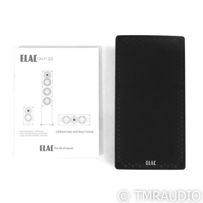 ELAC Uni-Fi 2.0 UB52 Bookshelf Speakers; Black Pair