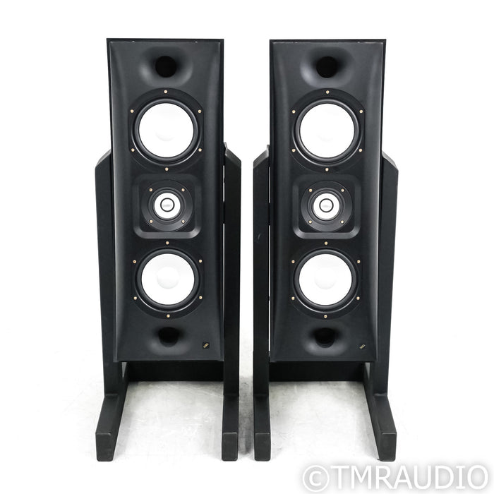 Thiel MCS1 Bookshelf Speakers; Black Pair with Sound Anchor Stands