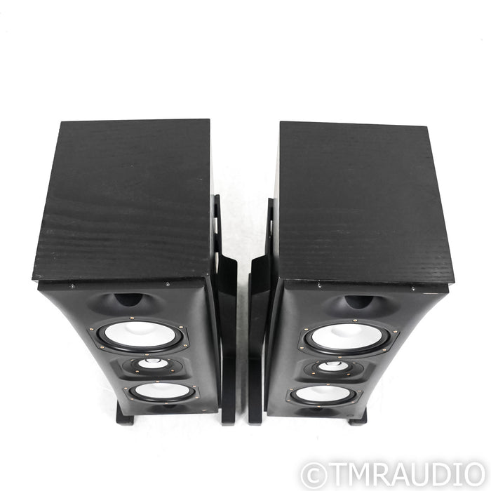 Thiel MCS1 Bookshelf Speakers; Black Pair with Sound Anchor Stands