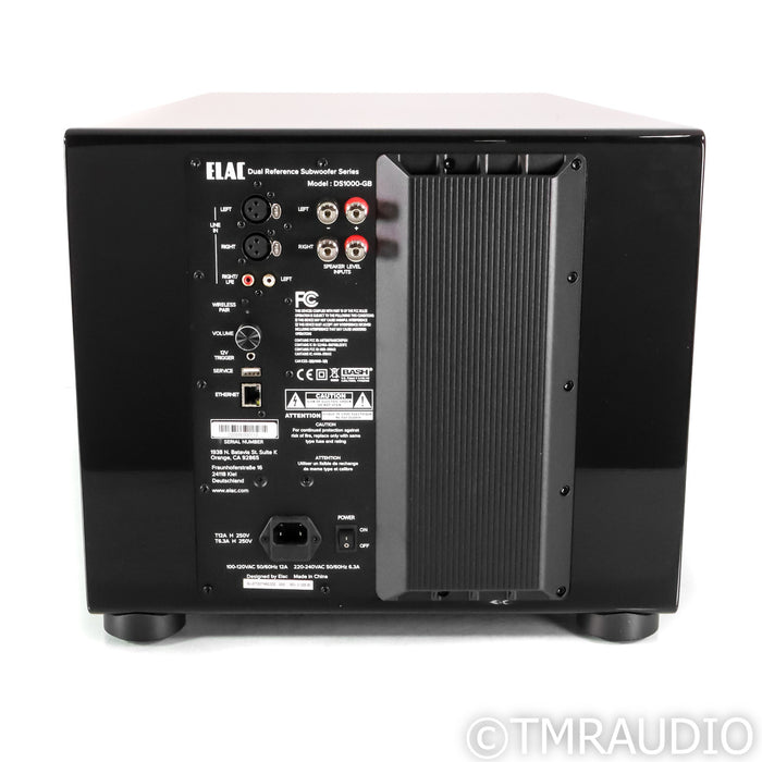 ELAC Varro DS1000 Dual 10" Powered Subwoofer; Gloss Black