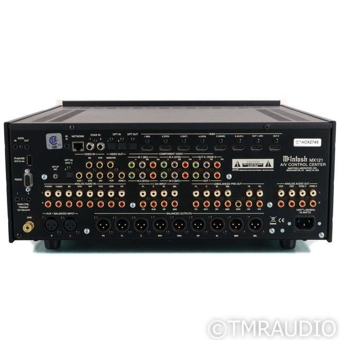 McIntosh MX121 7.2 Channel Home Theater Processor; MM Phono