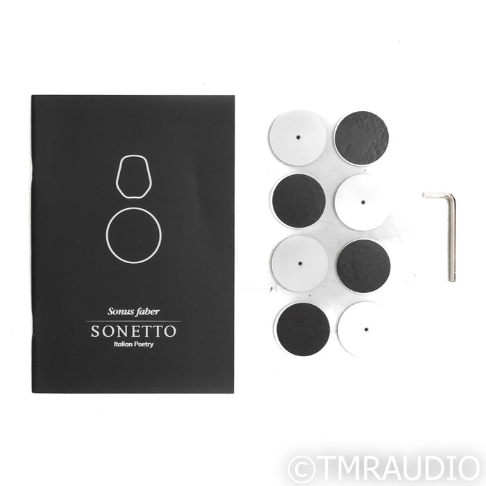 Sonus Faber Sonetto III Floorstanding Speakers; White Pair