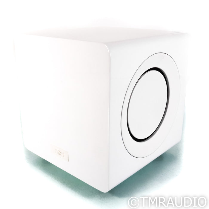 KEF KC92 Dual 9" Powered Subwoofer; Gloss White