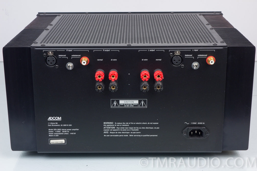 Adcom GFA-5802 Stereo Power Amplifier in Factory Box