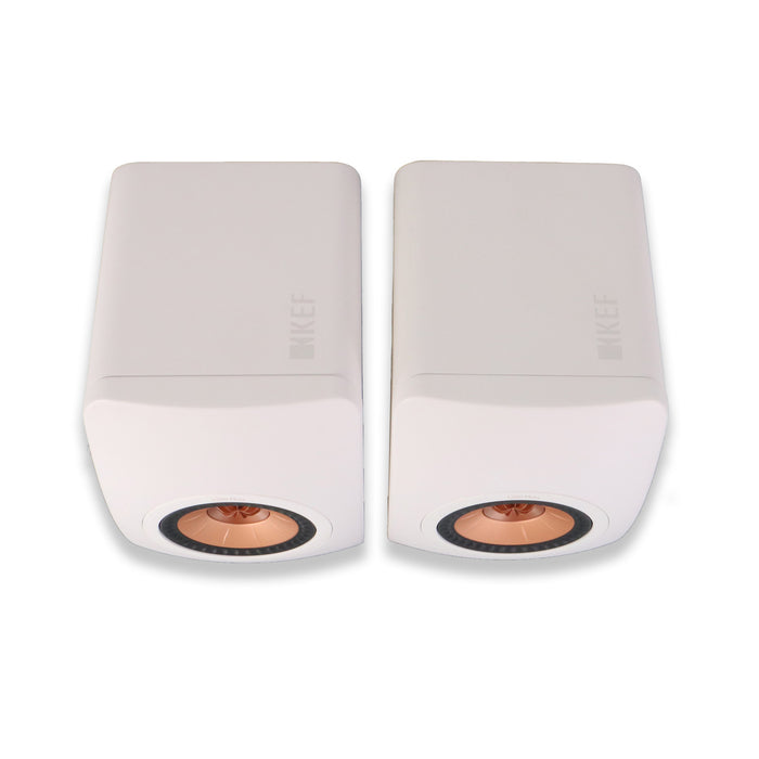 KEF LS50 Meta Bookshelf Speakers; White Pair