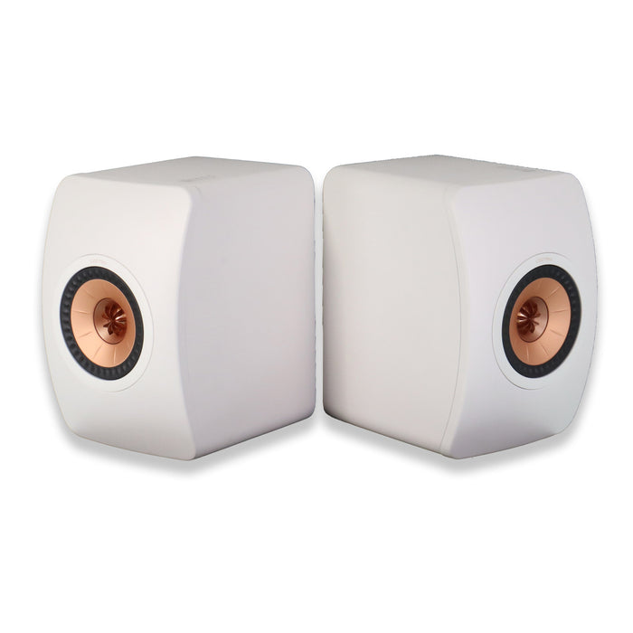 KEF LS50 Meta Bookshelf Speakers; White Pair