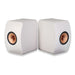 KEF LS50 Meta Bookshelf Speakers; White Pair
