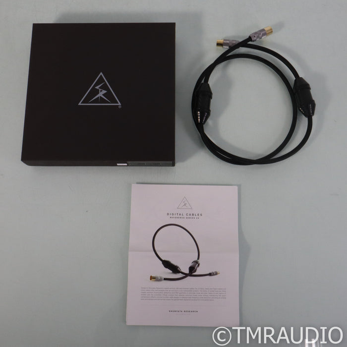 Shunyata Research Sigma v2 AES/EBU Cable; 1.5m Digital Interconnect