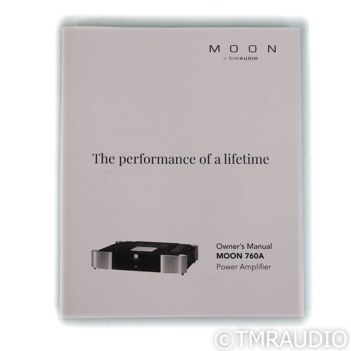 SimAudio Moon 760A Stereo Power Amplifier