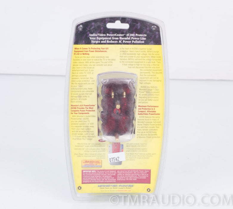 Monster Power AV200 Audio / Video Power Center NIB
