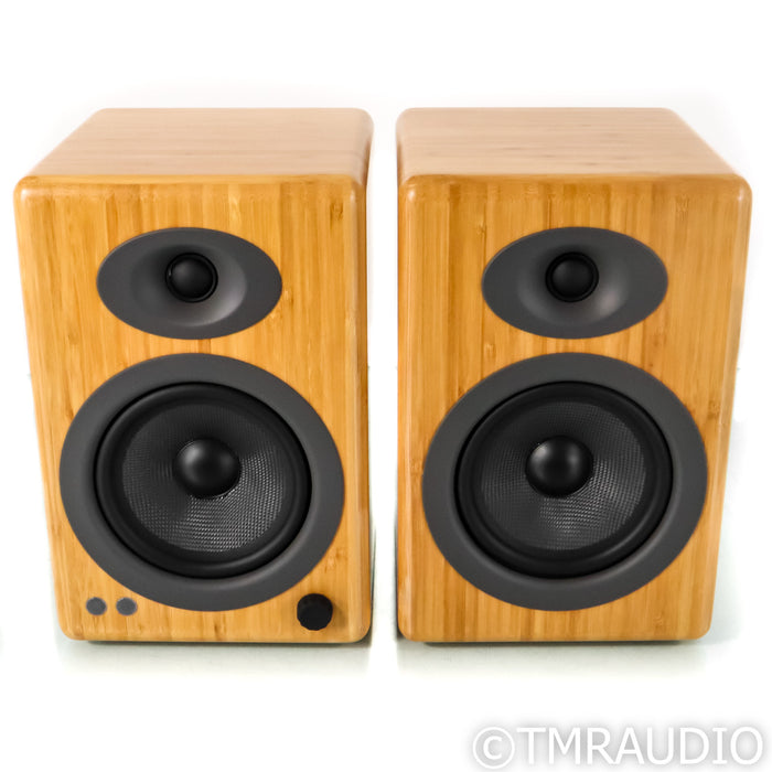 Audioengine A5+ Powered Bookshelf Speakers; Bamboo Pair