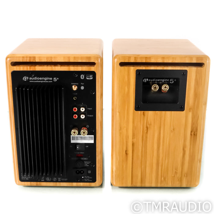 Audioengine A5+ Powered Bookshelf Speakers; Bamboo Pair