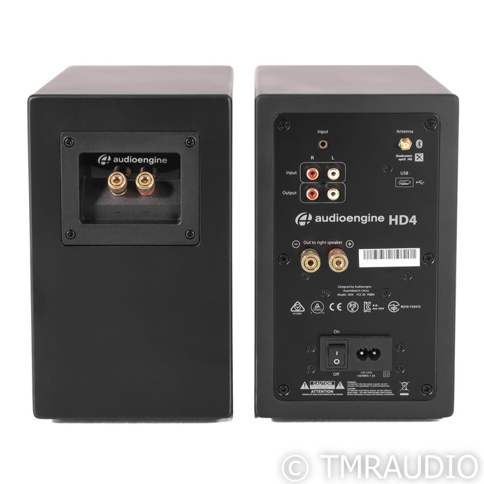 Audioengine HD4 Bookshelf Speakers; Black Pair
