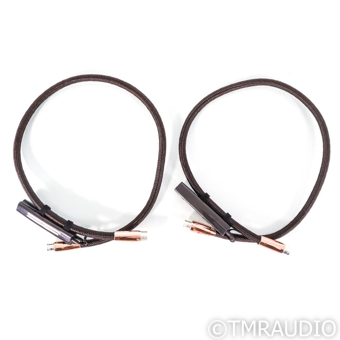 AudioQuest Pegasus XLR Cables; 1m Pair Balanced Interconnects; 72v DBS