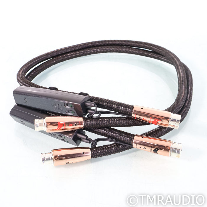 AudioQuest Pegasus XLR Cables; 1m Pair Balanced Interconnects; 72v DBS