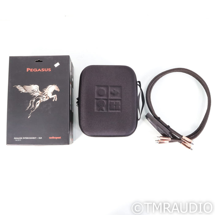 AudioQuest Pegasus XLR Cables; 1m Pair Balanced Interconnects; 72v DBS