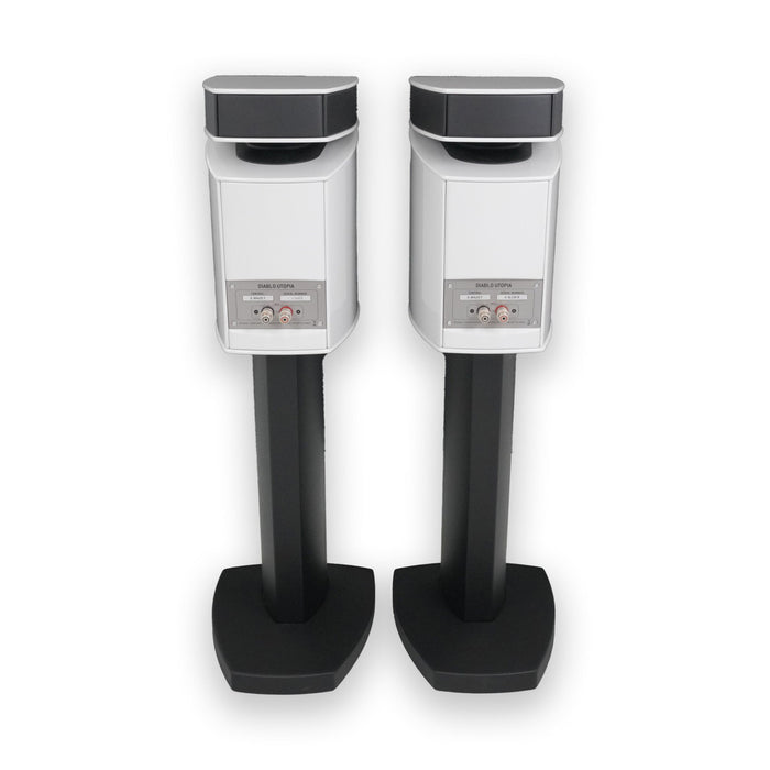 Focal Diablo Utopia Colour Evo Bookshelf Speakers; White Pair w/ Stands (Used)