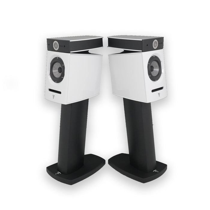 Focal Diablo Utopia Colour Evo Bookshelf Speakers; White Pair w/ Stands (Used)