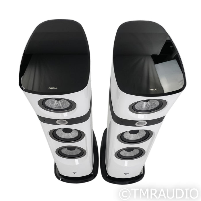 Focal Sopra No. 3 Floorstanding Speakers; White Carrara Pair (Used)