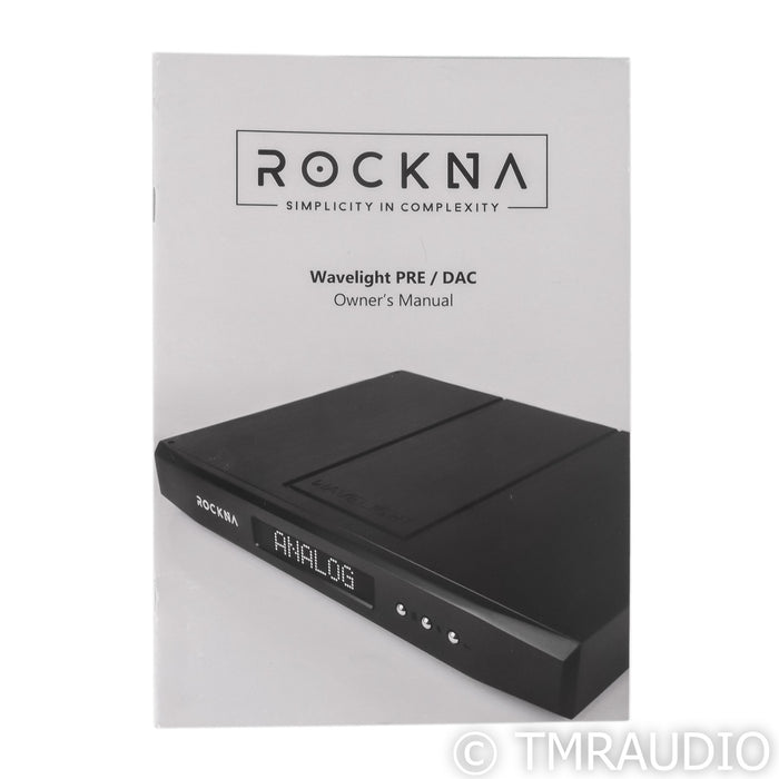 Rockna Audio Wavelight DAC; D/A Converter