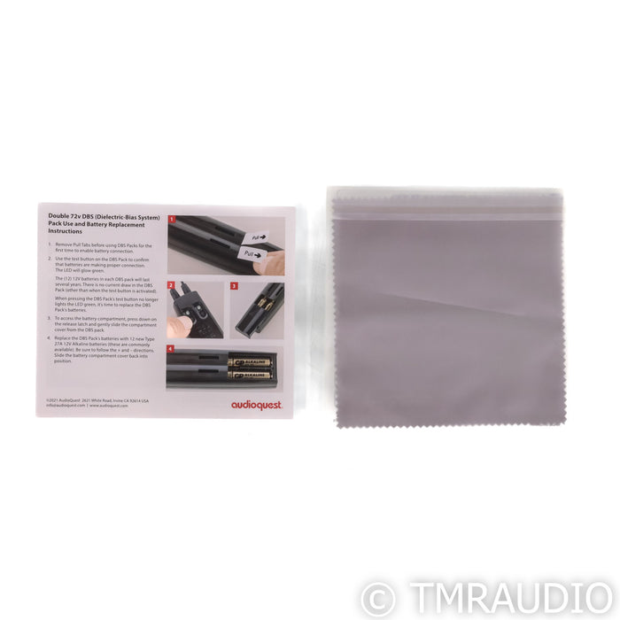 AudioQuest William Tell Zero Speaker Cable; 6' Pair