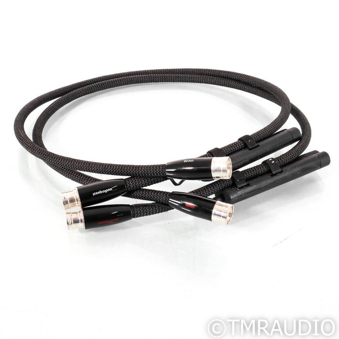 AudioQuest Wind XLR Cables; 1m Pair Balanced Interconnects