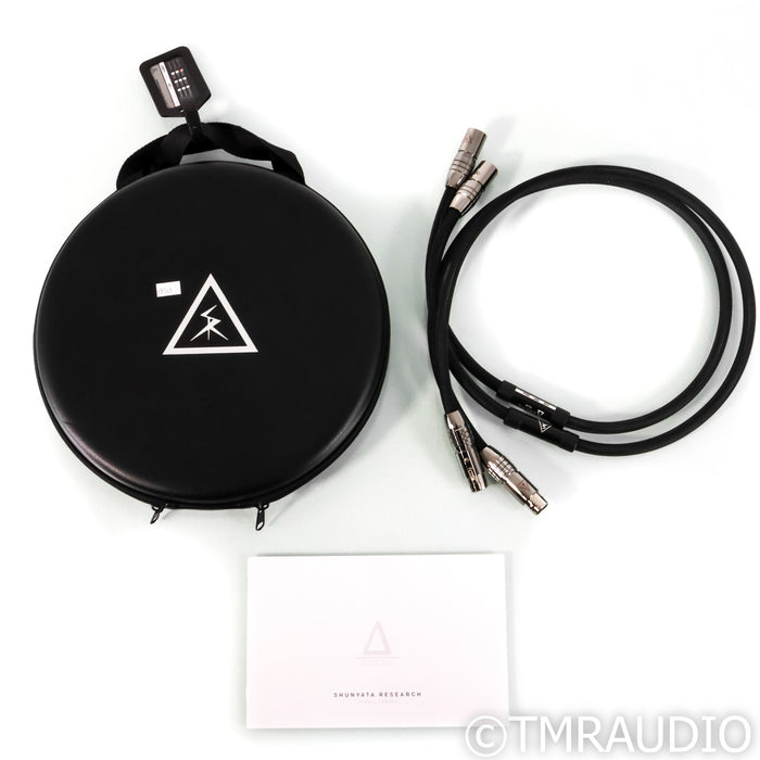 Shunyata Research Delta V1 XLR Cables; 1m Pair Balanced Interconnects