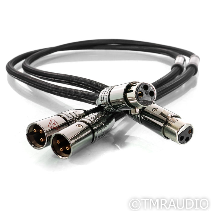Shunyata Research Delta V1 XLR Cables; 1m Pair Balanced Interconnects