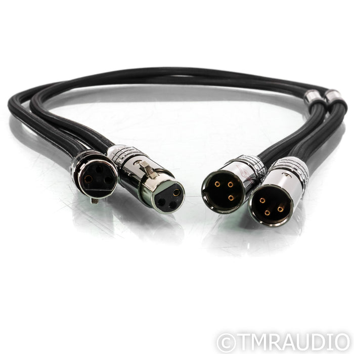 Shunyata Research Delta V1 XLR Cables; 1m Pair Balanced Interconnects