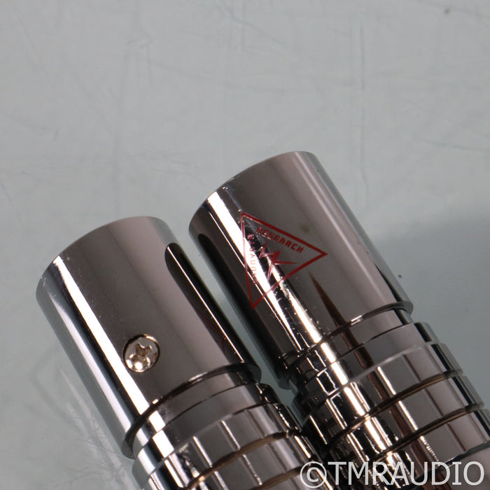 Shunyata Research Delta V1 XLR Cables; 1m Pair Balanced Interconnects