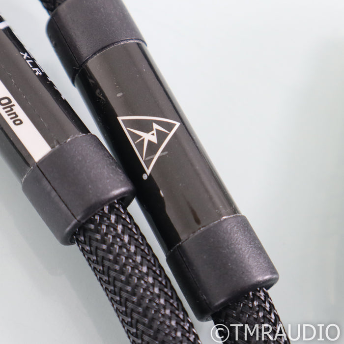 Shunyata Research Delta V1 XLR Cables; 1m Pair Balanced Interconnects