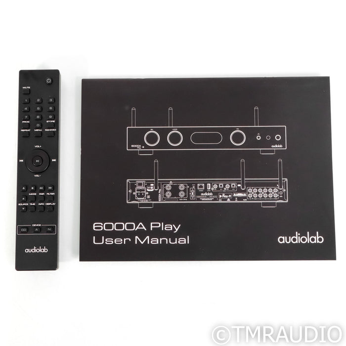 Audiolab 6000A Play Stereo Integrated Amplifier; MM Phono