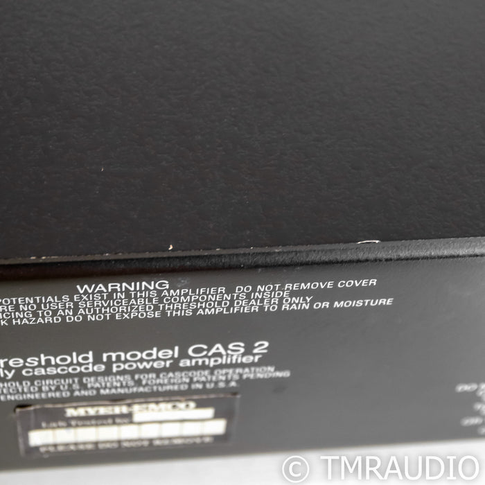 Threshold CAS-2 Vintage Stereo Power Amplifier