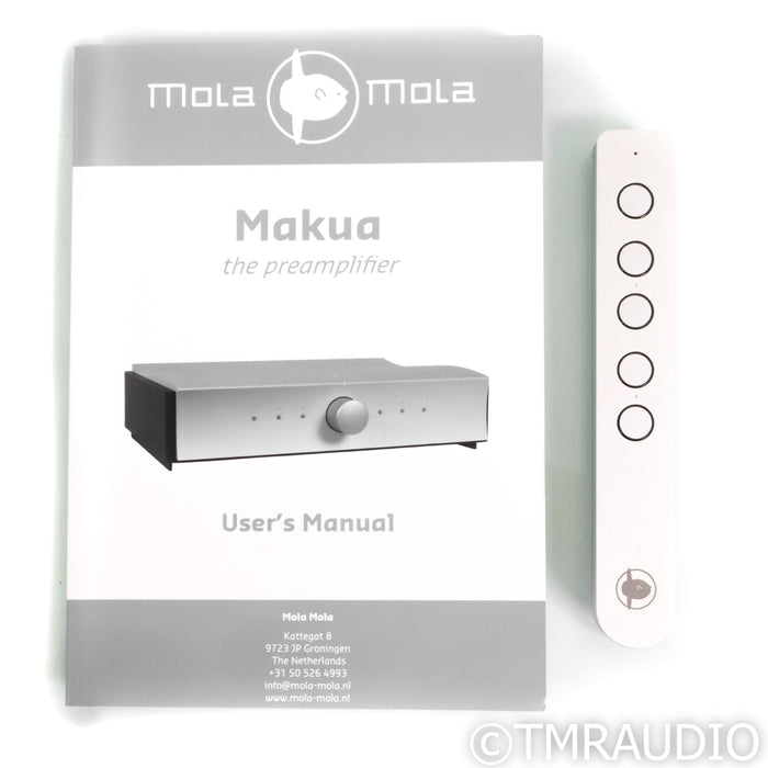 Mola Mola Makua Stereo Preamplifier; DAC and Phono Upgrades (Open Box)