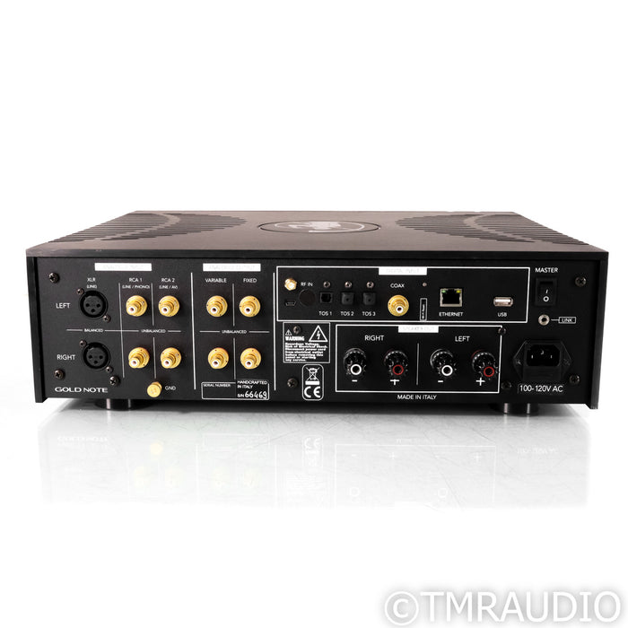 Gold Note IS-1000 Deluxe Streaming Integrated Amplifier; MM & MC Phono